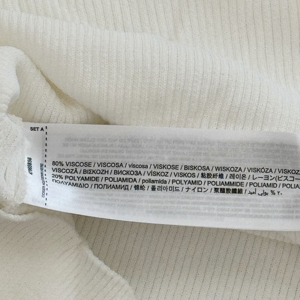 NWT Mango Ribbed Knit Top - Picture 6 of 7